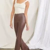 Faux Leather Flare Pants