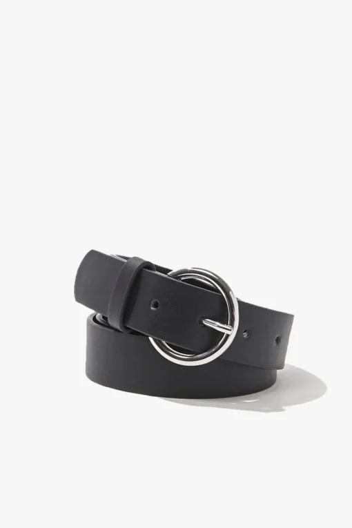 Faux Leather Hip Belt