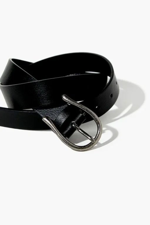 Faux Leather Hip Belt