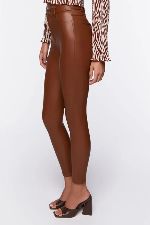 Faux Leather Skinny Pants