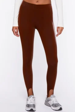 Faux Leather Stirrup Leggings