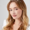 Faux Pearl & Rhinestone Headband