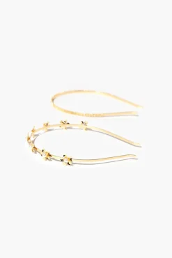 Faux Pearl Flower Headband Set