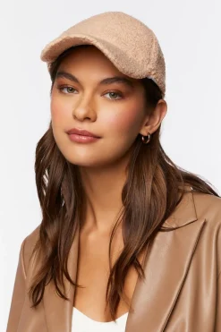 Faux Shearling Baseball Cap