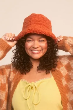 Faux Shearling Bucket Hat