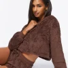 Faux Shearling Lounge Shorts