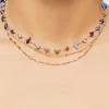Faux Stone Layered Necklace