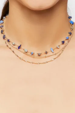 Faux Stone Layered Necklace