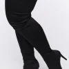 Faux Suede Over-The-Knee Boots (Wide)