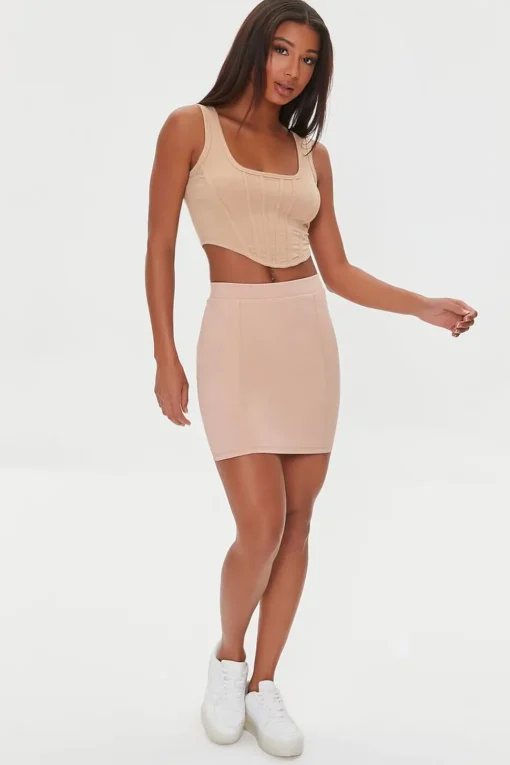 Fitted Mini Skirt