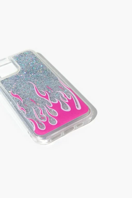 Flame Glitter Case For Iphone 12