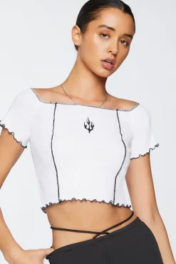 Flame Graphic Baby Tee