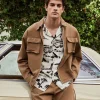 Flap Pocket Bomber Jacket