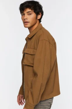 Flap Pocket Bomber Jacket
