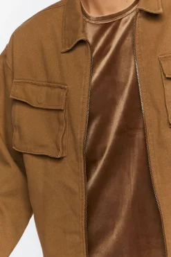 Flap Pocket Bomber Jacket