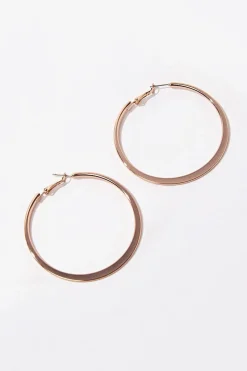 Flat Hoop Earrings