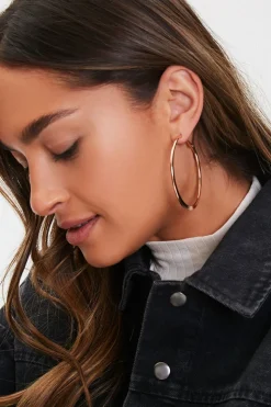 Flat Hoop Earrings