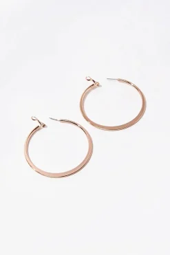 Flat Hoop Earrings