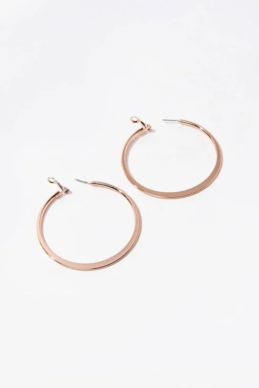 Flat Hoop Earrings