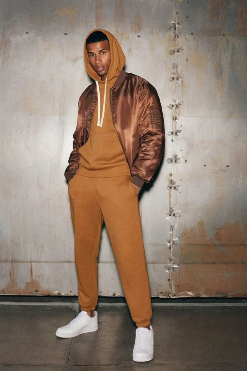 Fleece Drawstring Hoodie