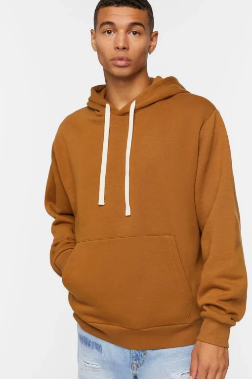 Fleece Drawstring Hoodie