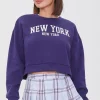 Fleece New York Graphic Pullover
