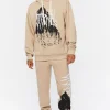 Fleece Wolf Graphic Joggers
