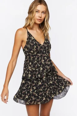 Floral Babydoll Mini Dress