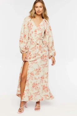 Floral Belted Maxi Dress