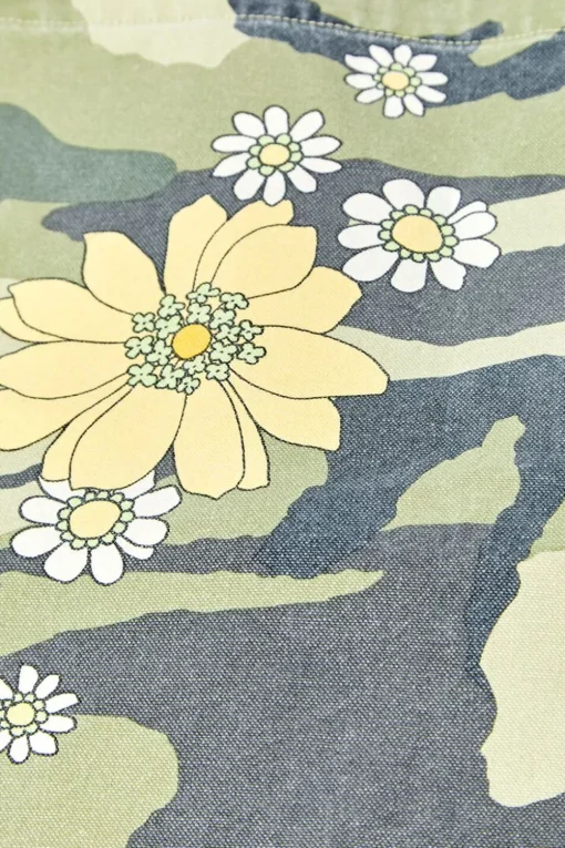 Floral Camo Print Tote Bag