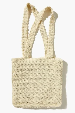 Floral Crochet Tote Bag
