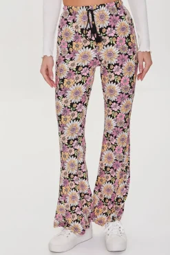 Floral Flare Pants