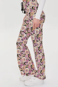 Floral Flare Pants