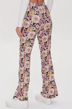 Floral Flare Pants