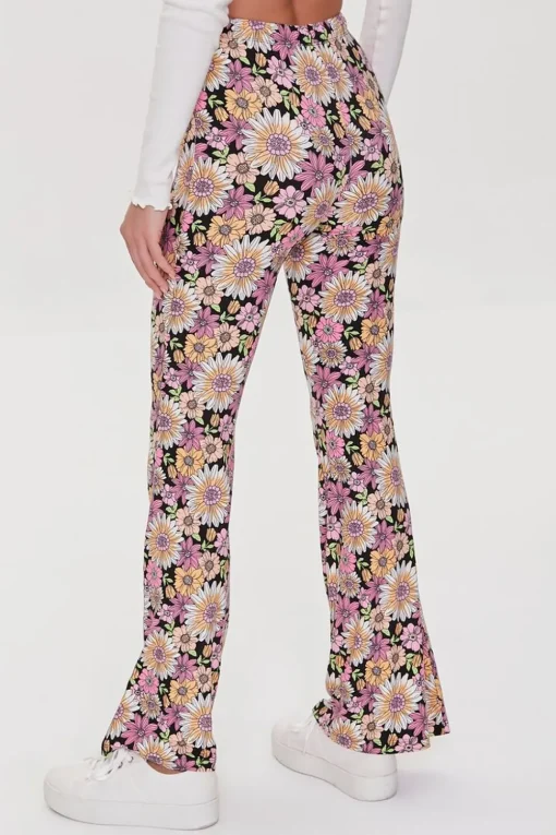 Floral Flare Pants