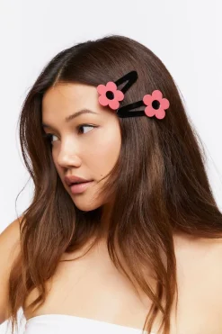 Floral Hair Clip Set