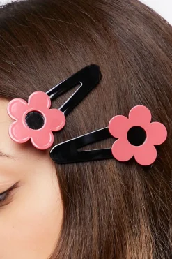 Floral Hair Clip Set