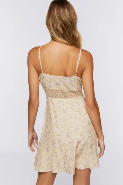 Floral Mini Slip Dress