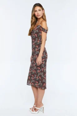Floral Off-The-Shoulder Cami Dress