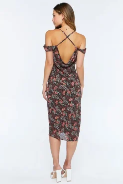 Floral Off-The-Shoulder Cami Dress