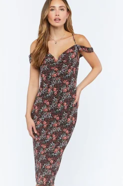 Floral Off-The-Shoulder Cami Dress