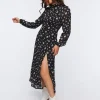 Floral Open-Back Midi Dress