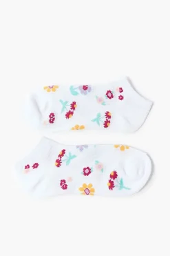 Floral Print Ankle Socks