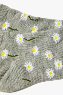Floral Print Ankle Socks