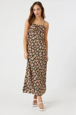 Floral Print Cami Maxi Dress