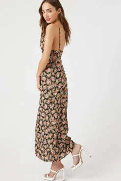 Floral Print Cami Maxi Dress