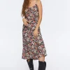 Floral Print Cami Midi Dress