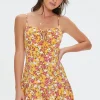 Floral Print Cami Mini Dress