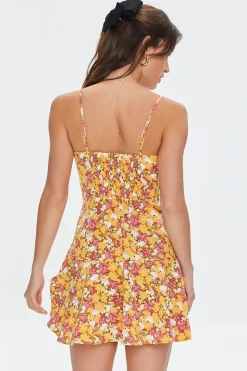 Floral Print Cami Mini Dress