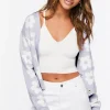 Floral Print Cardigan Sweater